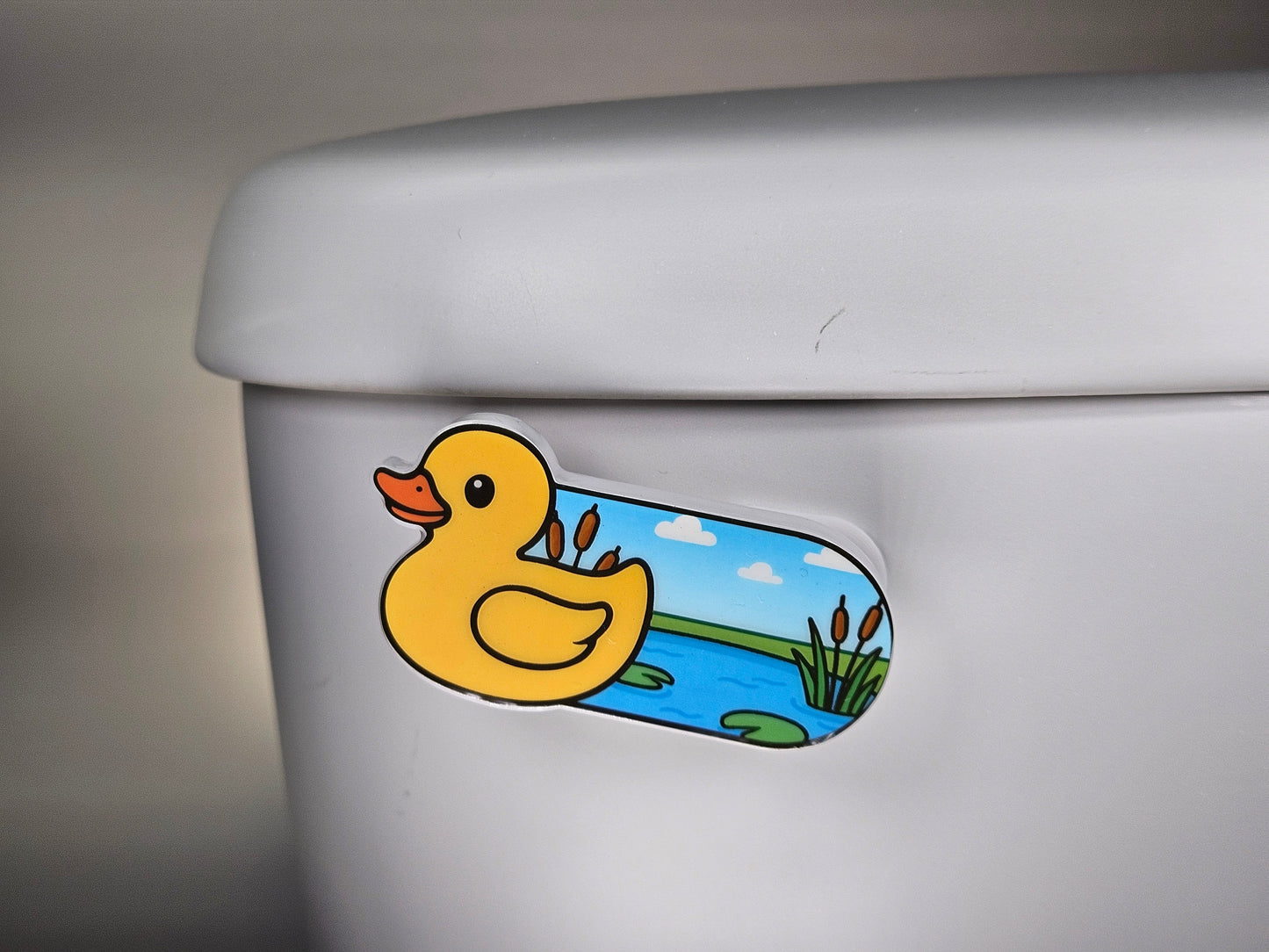 Bathroom Toilet Handle - Classic Duck
