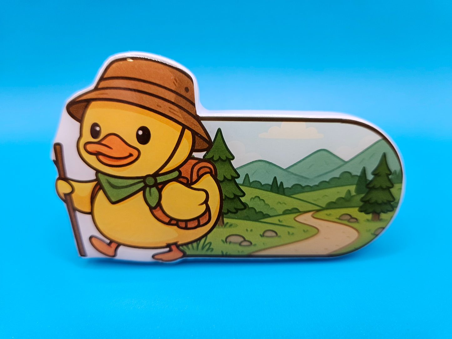 Bathroom Toilet Handle - Hiker Duck