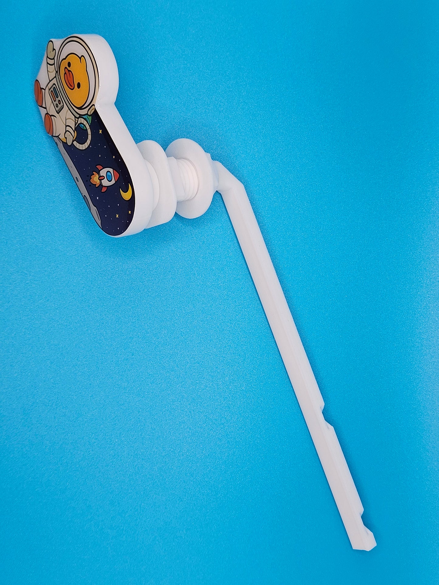 Bathroom Toilet Handle - Astronaut Duck