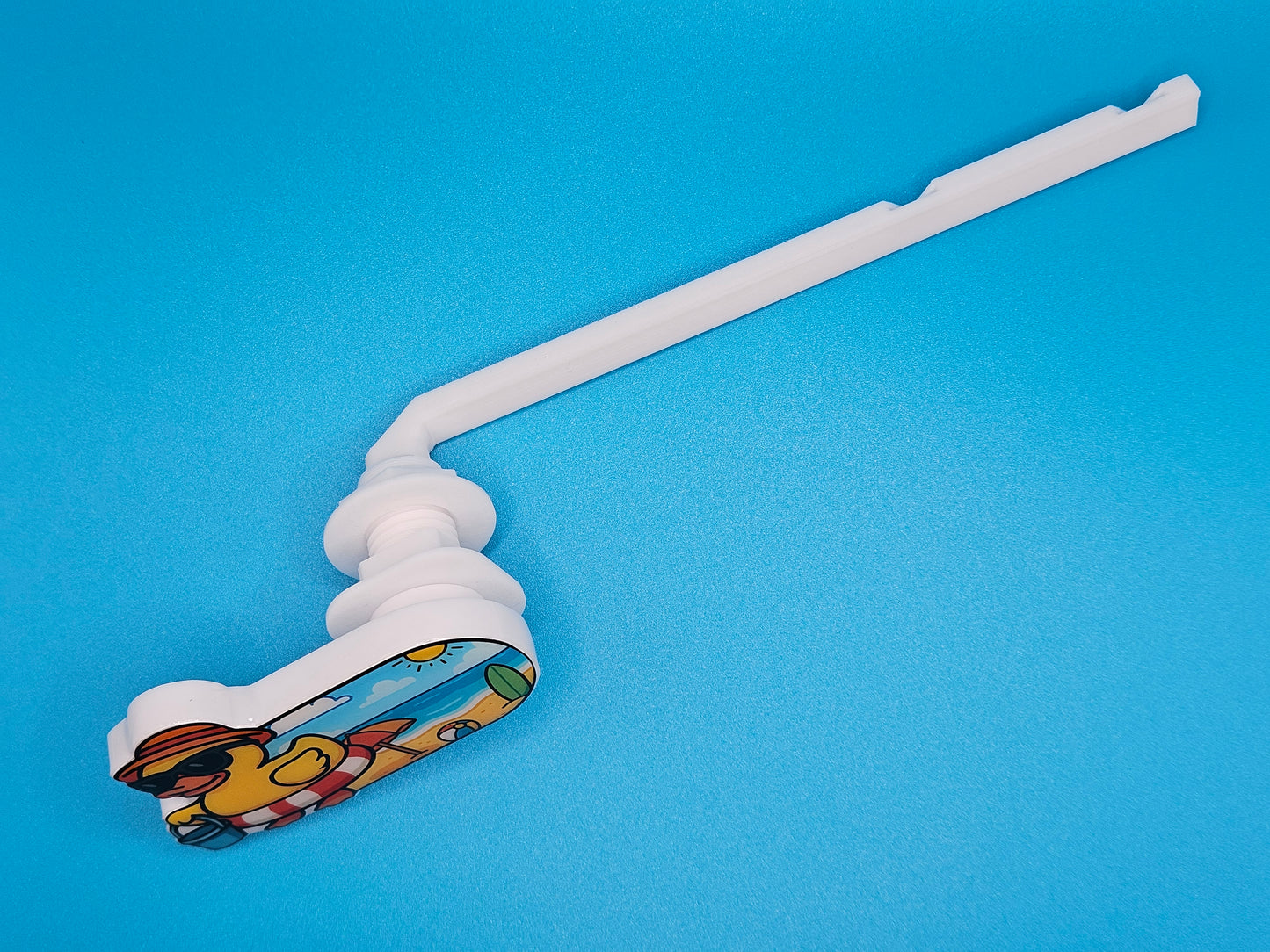 Bathroom Toilet Handle - Beach Duck
